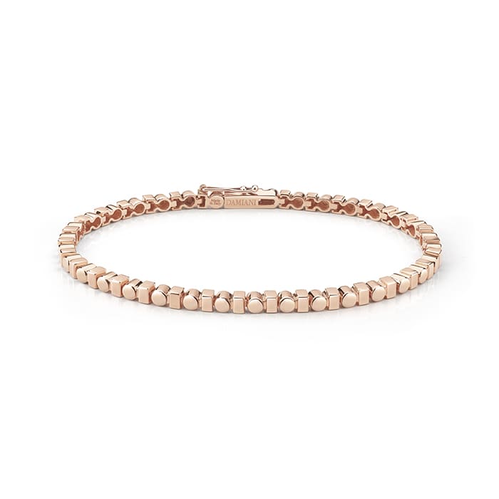 Pulsera de oro rosa