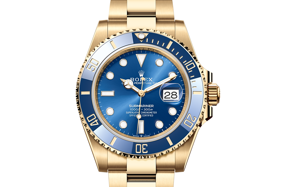 Rolex blu oro hotsell